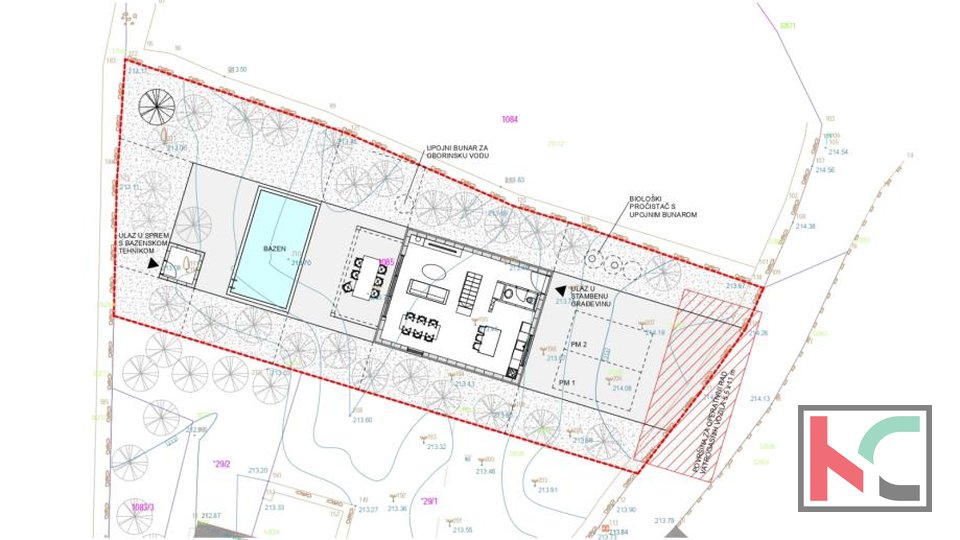 Istra, Svetvinčenat, gradbeno zemljišče 547m2 z pravnomočnim gradbenim dovoljenjem, #prodaja