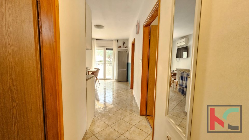 Istria, Ližnjan, apartment on the high ground floor with a view of the sea 43.41m2 #sale