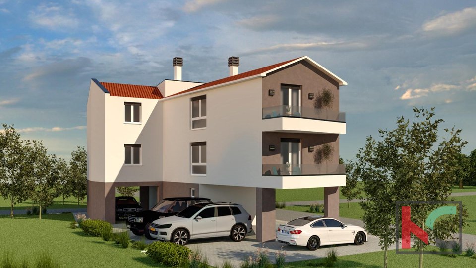 Pula, stan 62,51m2 2SS+DB sa garažom u novogradnji, #prodaja