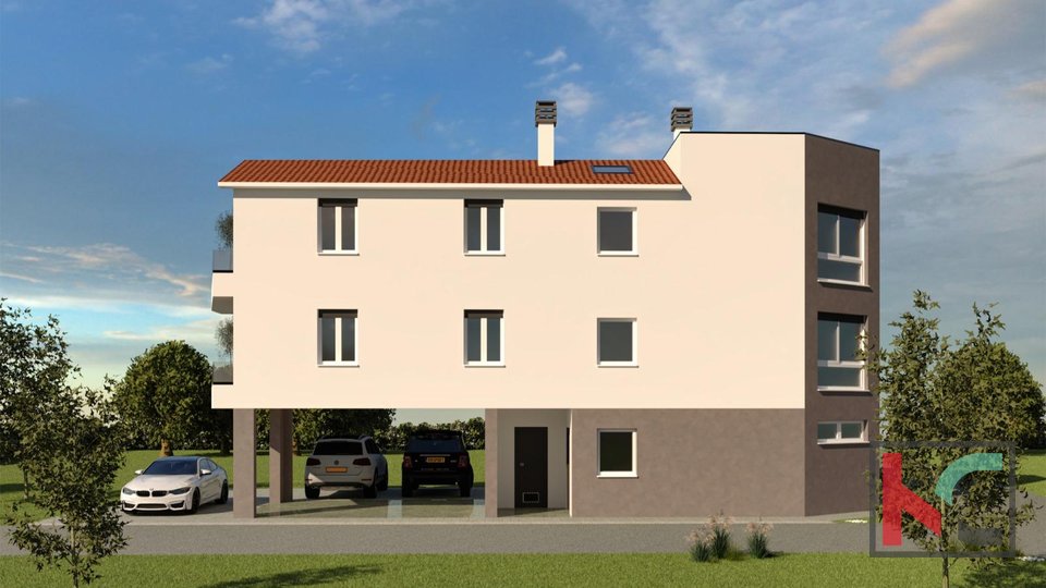 Pula, stan 62,51m2 2SS+DB sa garažom u novogradnji, #prodaja