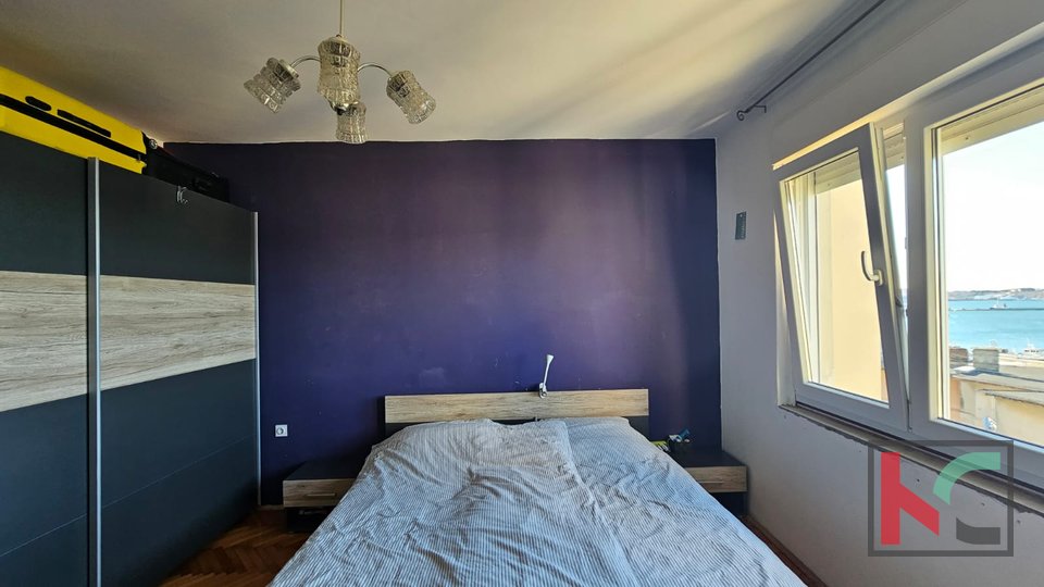 Istra, Pula, širši center, apartma 2SS+DB s pogledom na morje, #prodaja